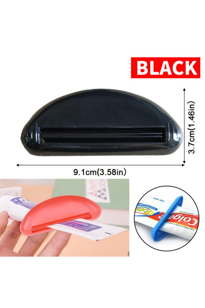 choice2 أسود - 4 قطع/قطعتان/قطعة واحدة - عصارة معجون أسنان يدوية، عصارة منظف ...