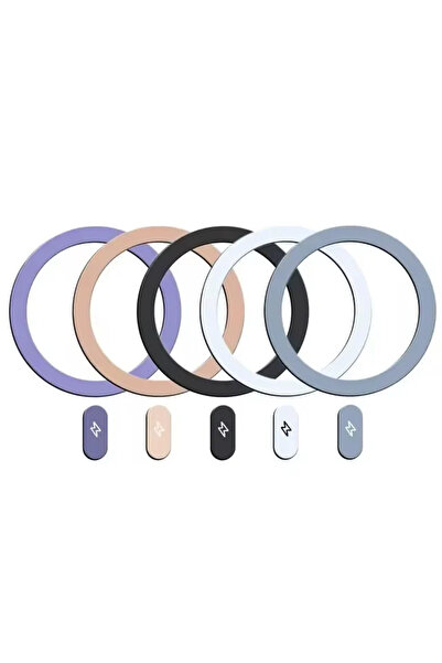 Choice13 5 Mixed A 1/5PCS Magnetic Sticker Metal Ring for Magsafe Wireless Ch...