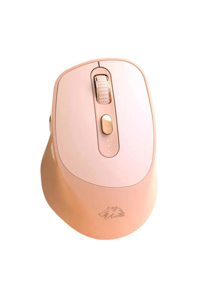 Choice شاي بالحليب، ماوس لاسلكي ثنائي الوضع بتقنية بلوتوث من فري وولف X7، قاب...