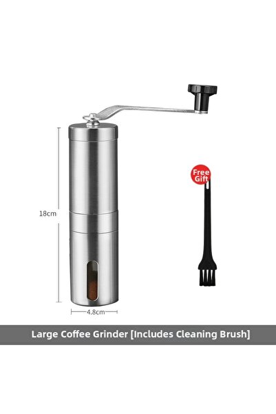Choice Large Manual Coffee Grinder Portable Coffee Bean Grinders Mini Stainle...