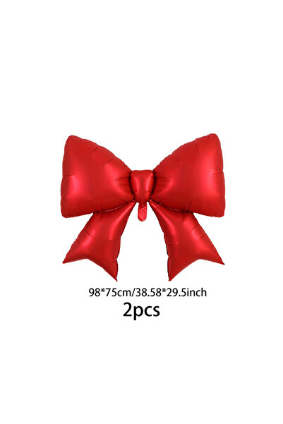choice2 Other Other 2pcs Red bow aluminum foil balloon set, suitable for wedd...