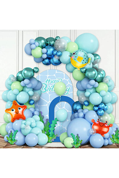 Choice Other As Picture Shows 122-Piece ean-Themed Party Balloon Arch Kit, Li...