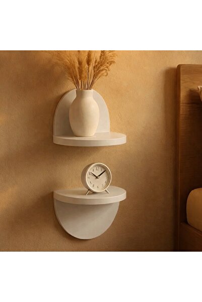 İFAA Minimalist Dekoratif Duvar Rafı – Modern Komodin Rafı, Salon ve Yatak Od...