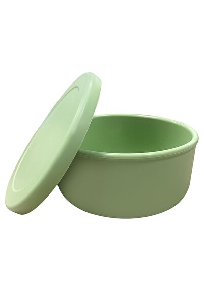Choice6 650ml green Circular silicone lunch box 250ml/650ml, large capacity m...