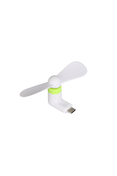 Choice1 مروحة صغيرة محمولة بيضاء مبتكرة تعمل بمنفذ Micro USB، 5 فولت، 1 واط، ...