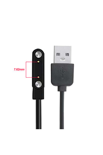 Choice شاحن ساعة ذكية GS18 ثنائي أو رباعي الأطراف، كابل شحن USB لشحن الساعة ا...