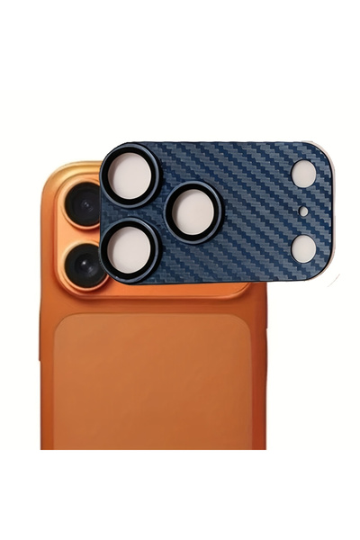 Choice واقي عدسة كاميرا معدني عالي الجودة من ألياف الكربون لهاتف iPhone 17 Pr...