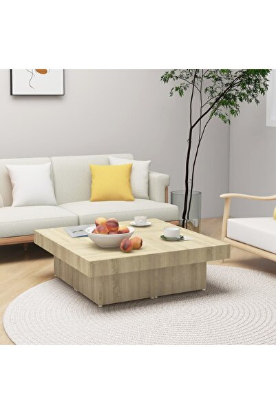 Concept Masă de cafea, stejar Sonoma, 90x90x28 cm, PAL