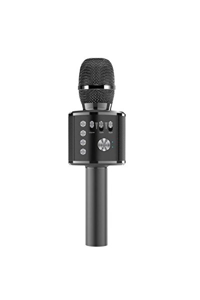 Choice5 ميكروفون لاسلكي أسود يعمل بتقنية البلوتوث مع مكبر صوت وميكروفون للكار...