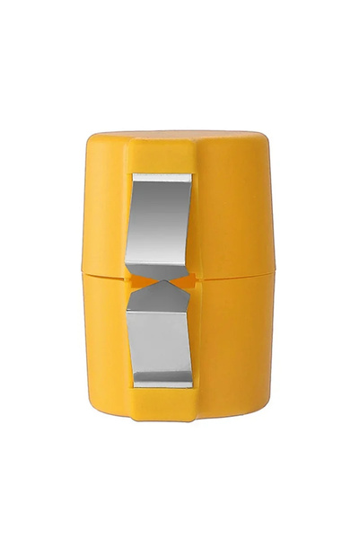 Choice1 فتاحة بيض صفراء عالية الجودة، فاصلة قشر البيض، فتاحة بيض محمولة باليد