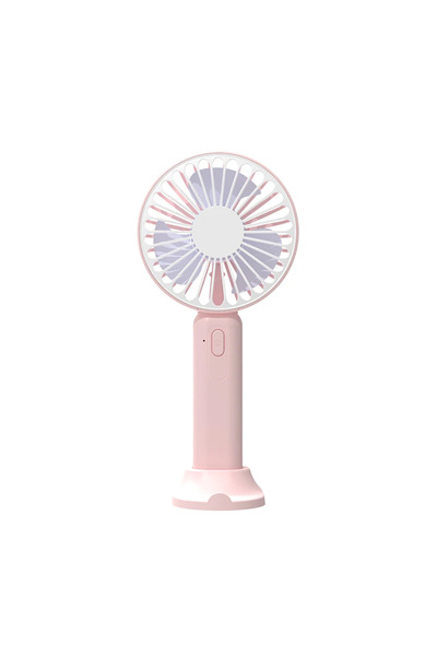 Choice1 مروحة صغيرة صيفية بثلاث سرعات، مروحة يدوية 2 في 1 مع حامل للهاتف لجمي...