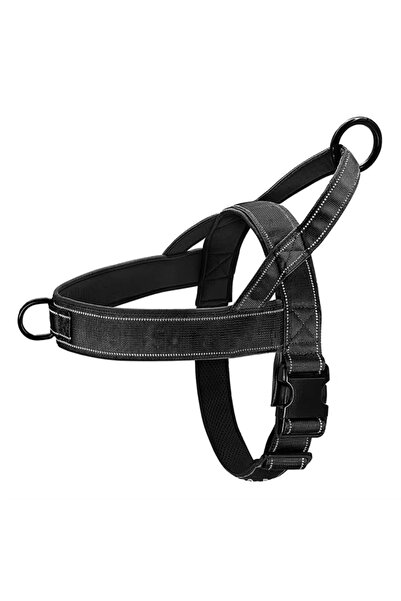 Choice14 M black Explosion-Proof Tactical Harness Dog Traction Large Dog Coll...