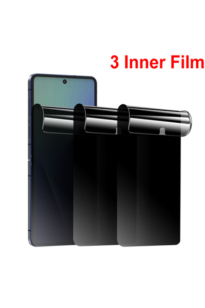 Choice15 فيلم حماية من الهيدروجيل ثلاثي الطبقات لحماية شاشة هاتف Galaxy Z Fli...