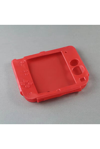 Choice1 غطاء حماية أحمر اللون لجهاز ألعاب 2DS المحمول، مصنوع من السيليكون الن...