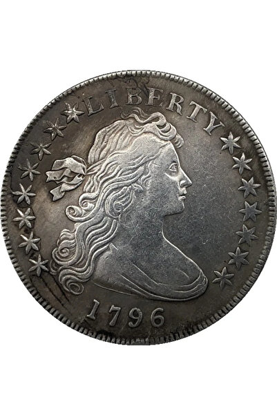 Choice8 1796 Liberty Dollar Replica Coin - Silver-Plated Collectible y - Vint...