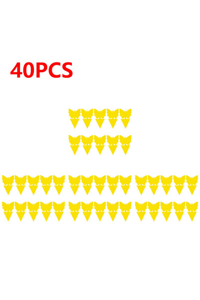 choice2 40 قطعة فراشات، 10-40 قطعة مصائد لاصقة، مصيدة ذباب الفاكهة، مصيدة حشر...