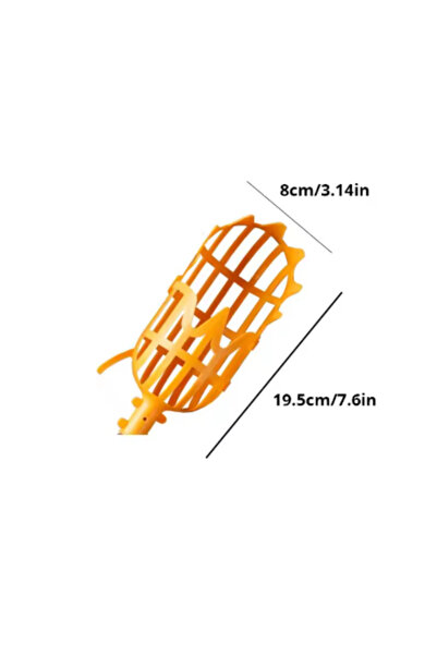 Choice أداة M Orange Farm Orchard king Tool - رأس قطاف فاكهة ذو سلة عميقة، أد...