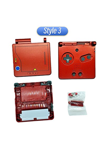 choice2 النمط الثالث: أحدث غطاء بتصميم التنين الأحمر لجهاز GBA SP، غطاء بديل ...