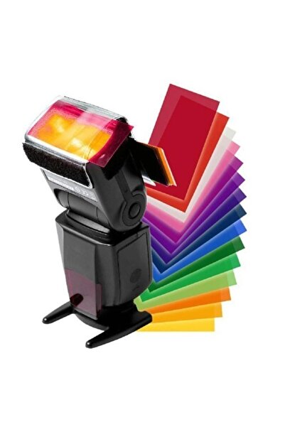 Choice مجموعة فلاتر ألوان عالمية للفلاش، 12 قطعة، 12 لونًا، لفلاش الكاميرا.