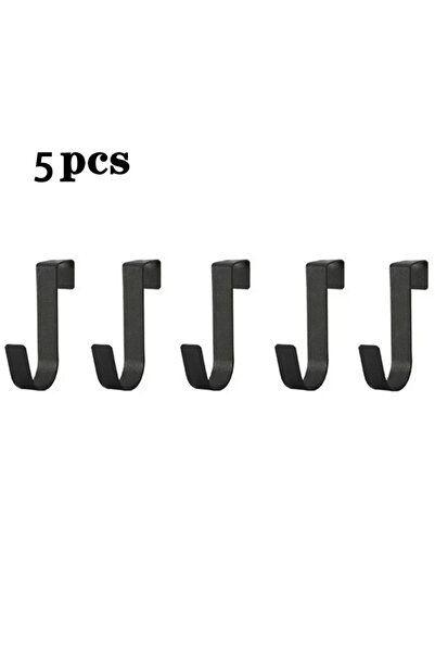 Choice4 5 قطع من الخطافات متعددة الأغراض باللون الأسود لخزانة المطبخ خطاف خلف...
