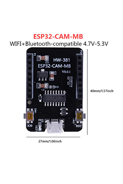 Choice6 ESP32-CAM-MB ESP32 Development Board Nodemcu ESP32 TYPE-C CH340C ESP3...