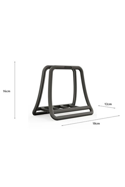 Choice VIKEFON black Universal Vertical Laptop Stand Foldable Tablet Desktop ...