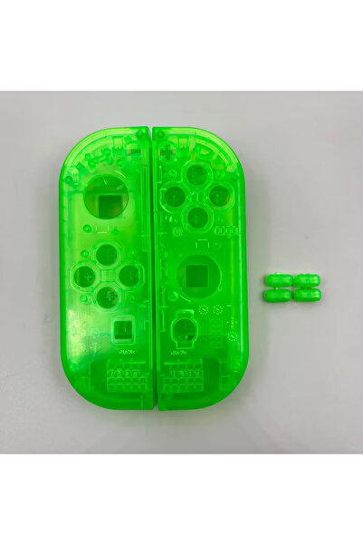 Choice1 Clear green Transparent Shell for Nintend Switch Joycon Controller Ho...