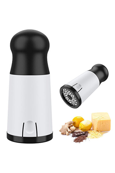 Choice White 1Pc Handheld Cheese Grater Stainless Steel Cheese Shredder Kitch...