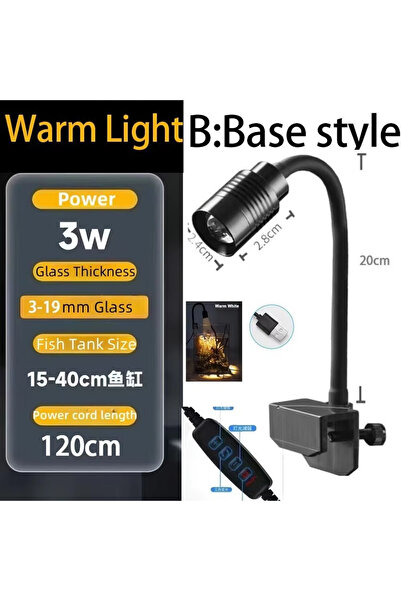 Choice3 أضواء حوض السمك الصغيرة من أمريكا الجنوبية بتقنية COB LED لإنشاء بيئة...