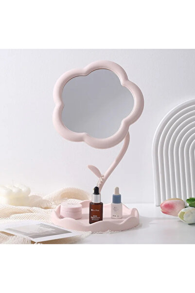 Choice1 Pink 1pc Sunflower Desktop Makeup Mirror for Students Flower Beauty D...
