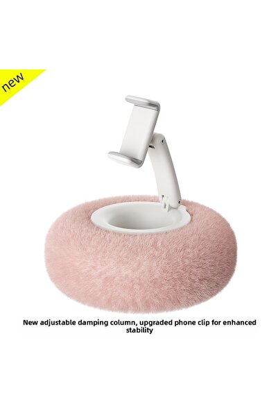 Choice4 حامل هاتف محمول إبداعي وردي اللون على شكل وسادة، حامل دوار، مناسب للب...