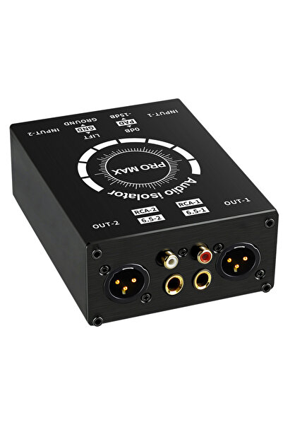 Choice عازل صوتي ثنائي الاتجاه، مزيل ضوضاء التيار الصوتي، موصل XLR 6.5، عازل ...