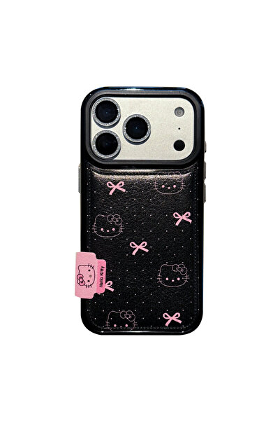 Choice14 ملصق حقيبة طبل سوداء مع خطوط مسحوق سوداء، غلاف هاتف KT لهاتف iPhone ...