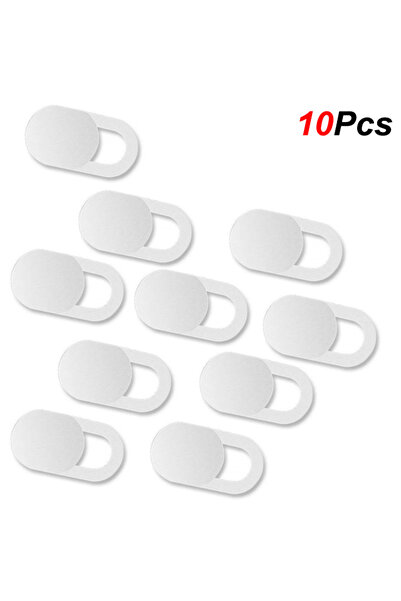 Choice11 10 قطع - غطاء كاميرا ويب أبيض، غطاء حماية للخصوصية، غطاء عدسة للكامي...