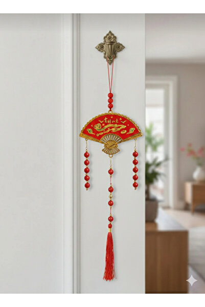 PİRAMİGO Uzak Doğu Esintili Feng Shui Yelpaze Bolluk Enerji Tılsımı - Koruyuc...