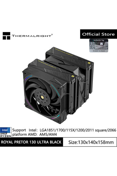 Choice1 A-RGB Other RP 130 ULTRA Black Thermalright ROYAL PRETOR 130 ULTRA Co...