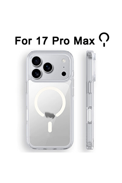 Choice5 جراب أكريليك لاسلكي شفاف أصلي من الأكريليك لهاتف آيفون 17 برو ماكس و1...