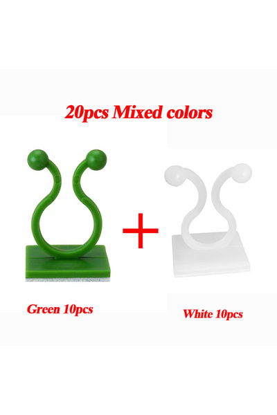 Choice4 مجموعة متنوعة - 20 قطعة أو 100 قطعة - مشابك تثبيت نباتات التسلق على ا...