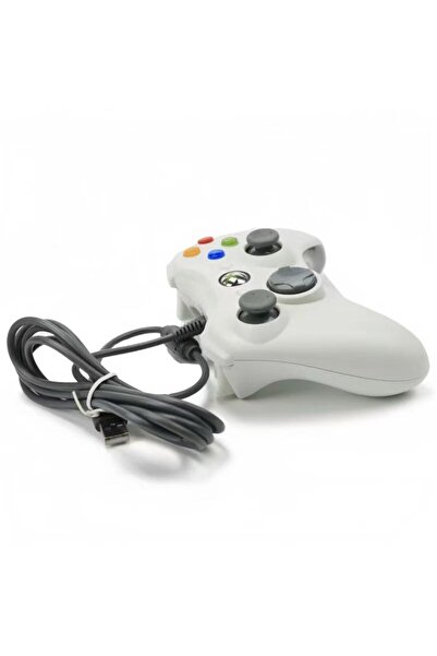 Choice1 White Version All-in-One Wired Game Controller with Vibration Motor –...