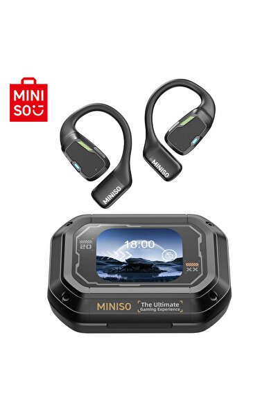 Choice سماعات أذن لاسلكية مفتوحة من مينيسو M98، لون أسود، بلوتوث 5.4، محرك دي...