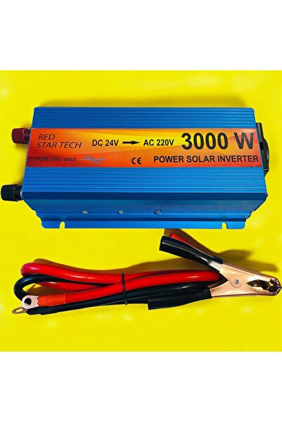 redstartech Tam sinüs inverter 24-220 çevirici 3000 watt
