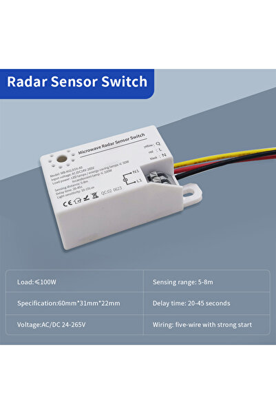 Choice Radar Sensor Switch 220V 50Hz Auto Infrared Sensor Switch Microwave Ra...