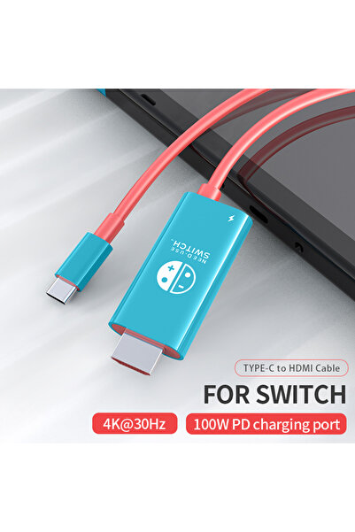 Choice كابل 4K30Hz من النوع C إلى HDMI، محول USB-C للتلفزيون عالي الدقة، محول...