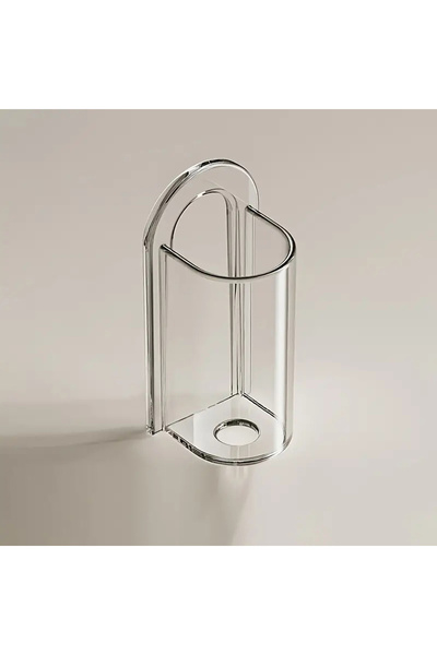 Choice حامل فرشاة أسنان شفاف غير مثقوب، قطعة واحدة أو من 1 إلى 4 قطع، قاعدة ف...