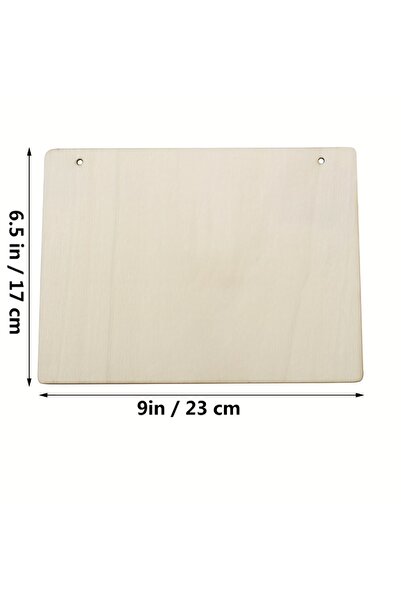 Choice لوحة خشبية فارغة مقاس 17×23 سم، 3 قطع، مناسبة للأعمال اليدوية، غير مطل...