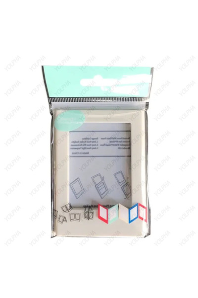 Choice White 3 Inch Magnetic Photo Frame for Polaroid Mini Film Refrigerator ...