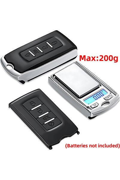 Choice1 ميزان إلكتروني رقمي صغير للمجوهرات، مزود بإضاءة LED، وزن 200 غرام ودق...