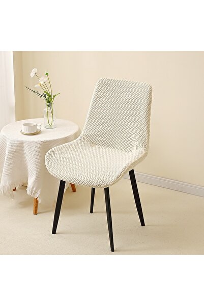 Choice8 غطاء كرسي A1 قطعة واحدة، غطاء كرسي قماش جاكار مطاطي نصف قطعة، غطاء كر...