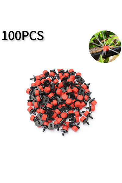 Choice7 100 قطعة من فوهات ري الحدائق، قابلة للتعديل، مزودة بقطارات صغيرة، منا...