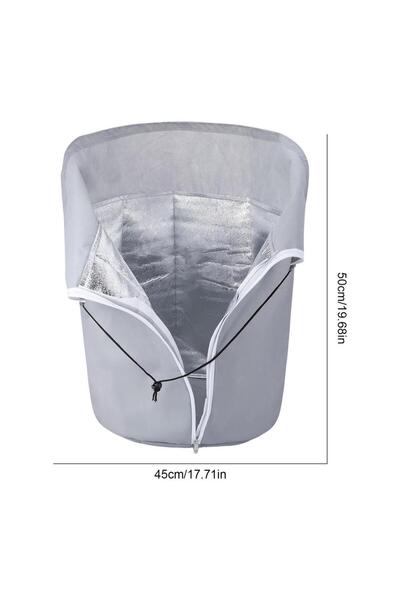 Choice1 أغطية أواني نباتات شتوية قابلة لإعادة الاستخدام، مقاس 45×50 سم، مزودة...